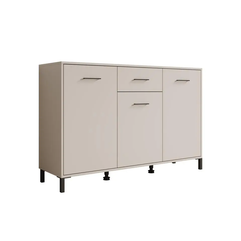 Meubella - Dressoir Vidor - Beige - 138 cm - 1 lade