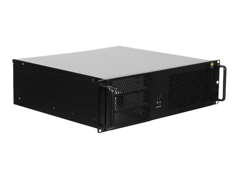 Netrack Server Case - Rack-monterbar 3U - ATX - sort - USB