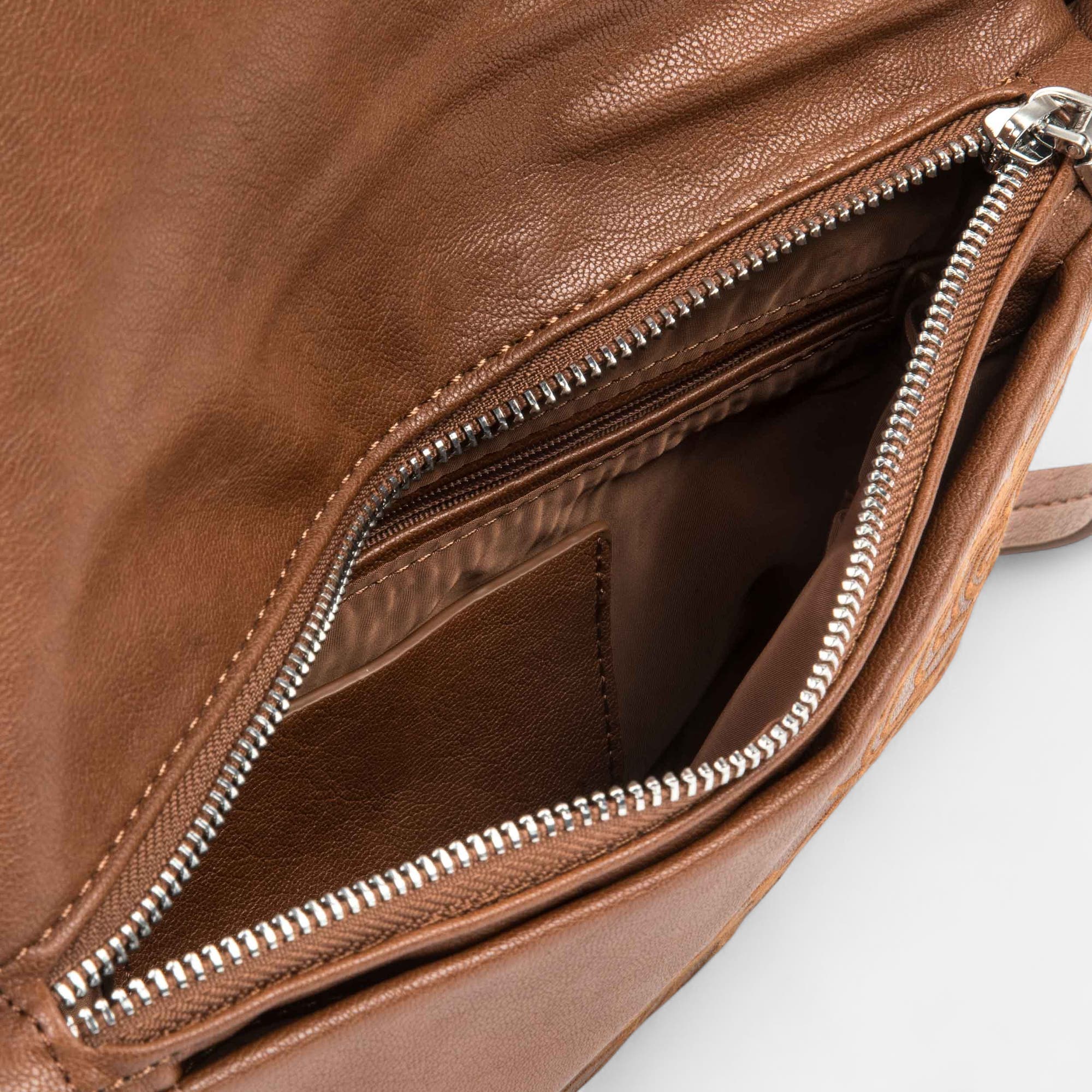 Sac bandoulière cognac
