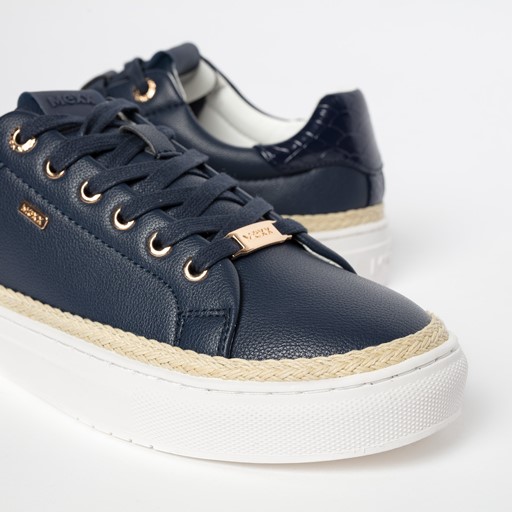 Ecco Soft 2.0 W Veterschoenen blauw Nubuck