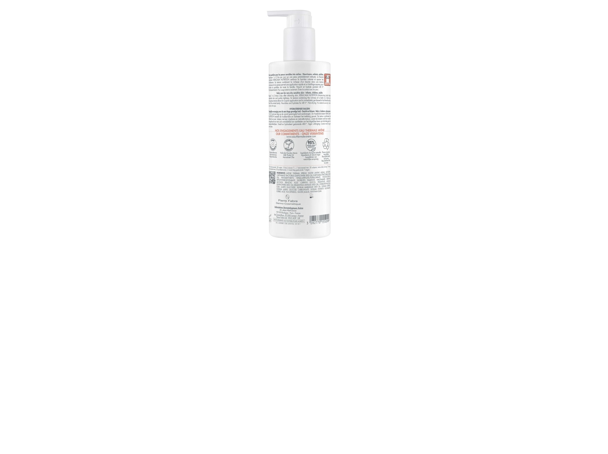 BALSAMO HIDRATANTE AVENE XERACALM NUTRITIVO 400ML