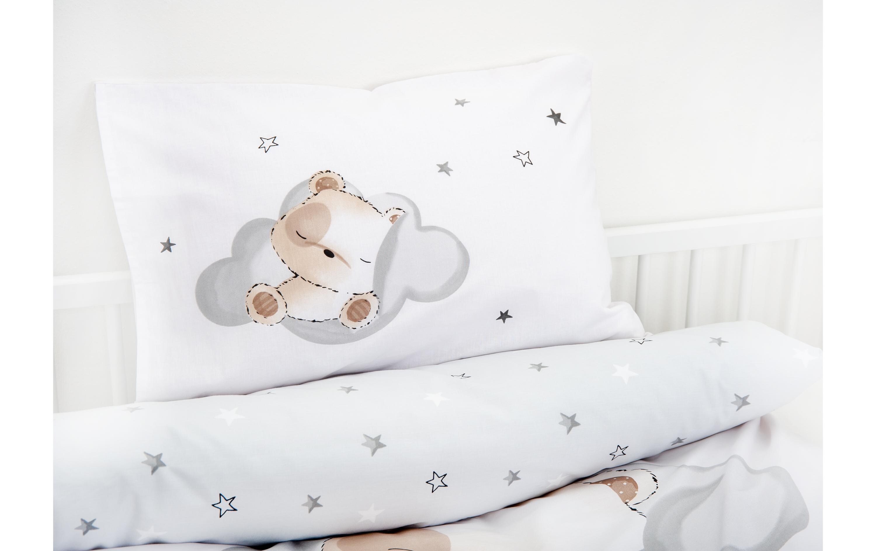 Kinderbettwäsche Sleeping little Bear 100 x 135 cm + 40 x 60 cmBettwäsche für Kinder