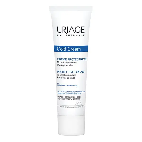 Creme Protetor Uriage Cold Cream para Pele Seca e Sensível 100ml