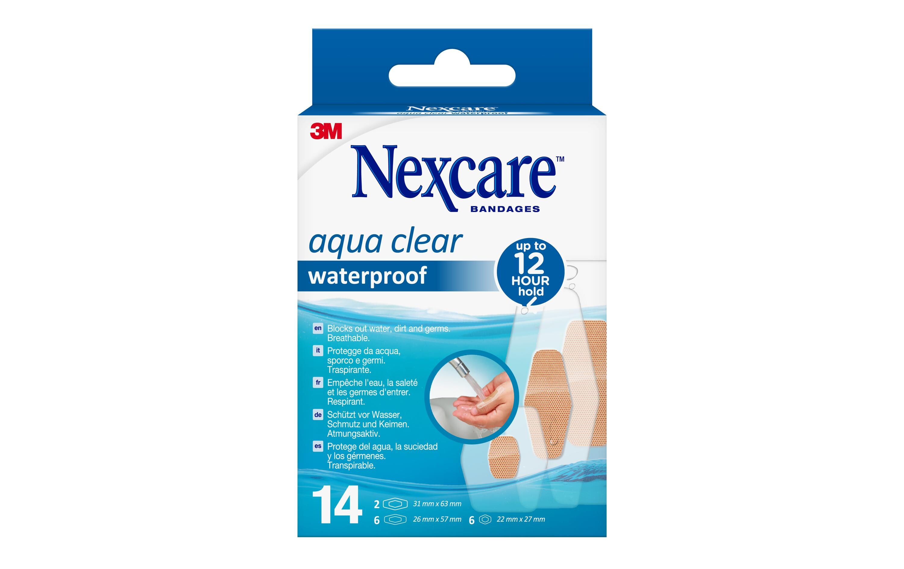 Wundpflaster Aqua Clear waterproof 14 StückWasserfestes Pflaster