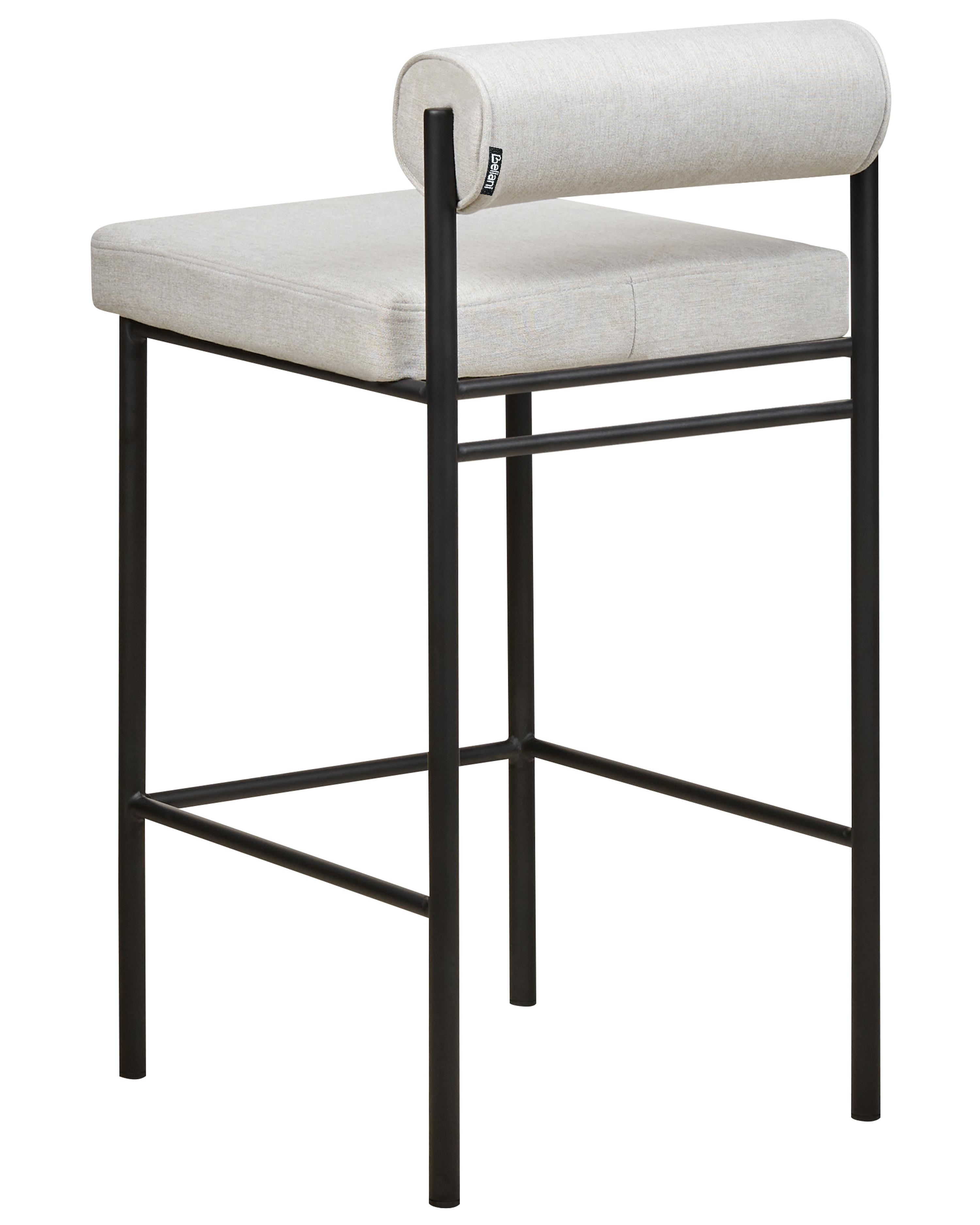 Set van 2 barstoelen AMAYA Lichtgrijs