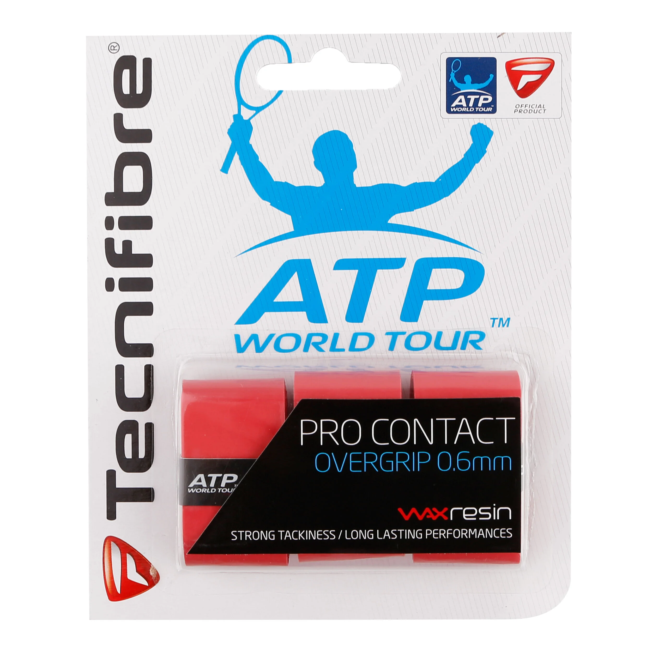Tecnifibre Contact Pro 3er Pack De 3 - Rouge