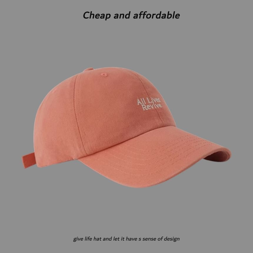 Alpha Kiss - Baseballpet met geborduurde letters