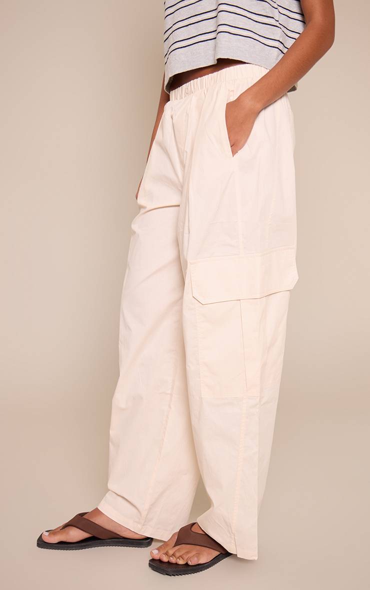Pantalon En Coton Avec Détails De Poches Cargo