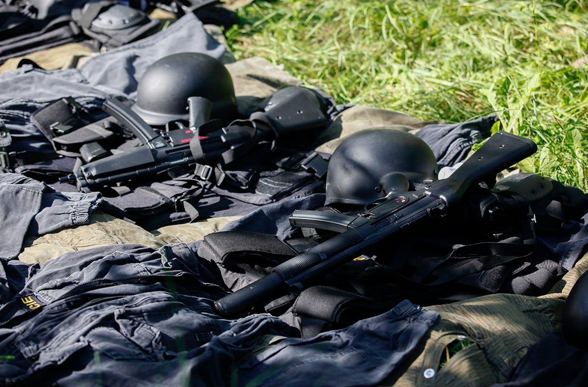 SWAT Training Prag