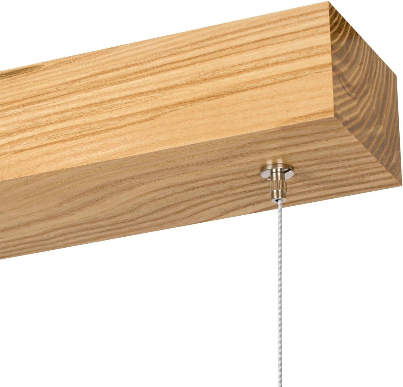 Hängelampe Hängeleuchte - Deckenlampe aus Holz - Pendelleuchte - LED Lampe - Dimmbar - Warmweiß DIMLED110KB-3K-RUSTIKAL 110 cm Warmweißes Licht Rustikal