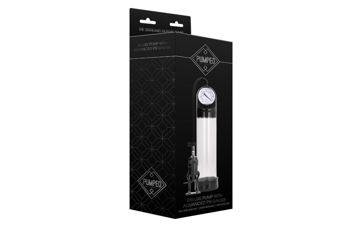 Penispumpe Elite PumpeManuelle Penispumpe mit Druckmesser