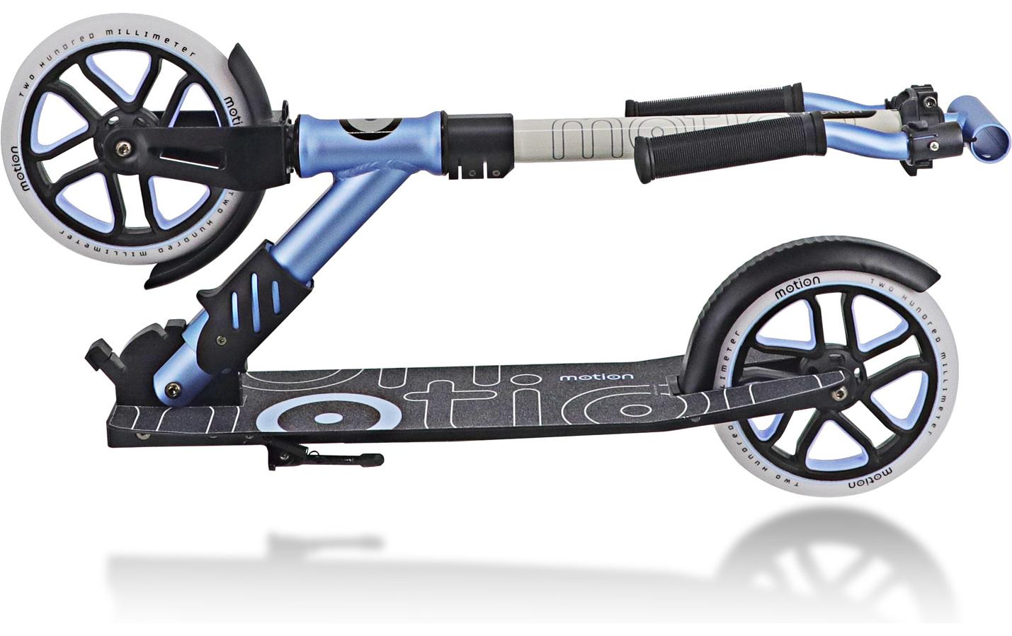 Motion Scooter Speedy 200 mm Hellblau/WeissLeichter und faltbarer City-Scooter für eine schnelle und angenehme Fahrt