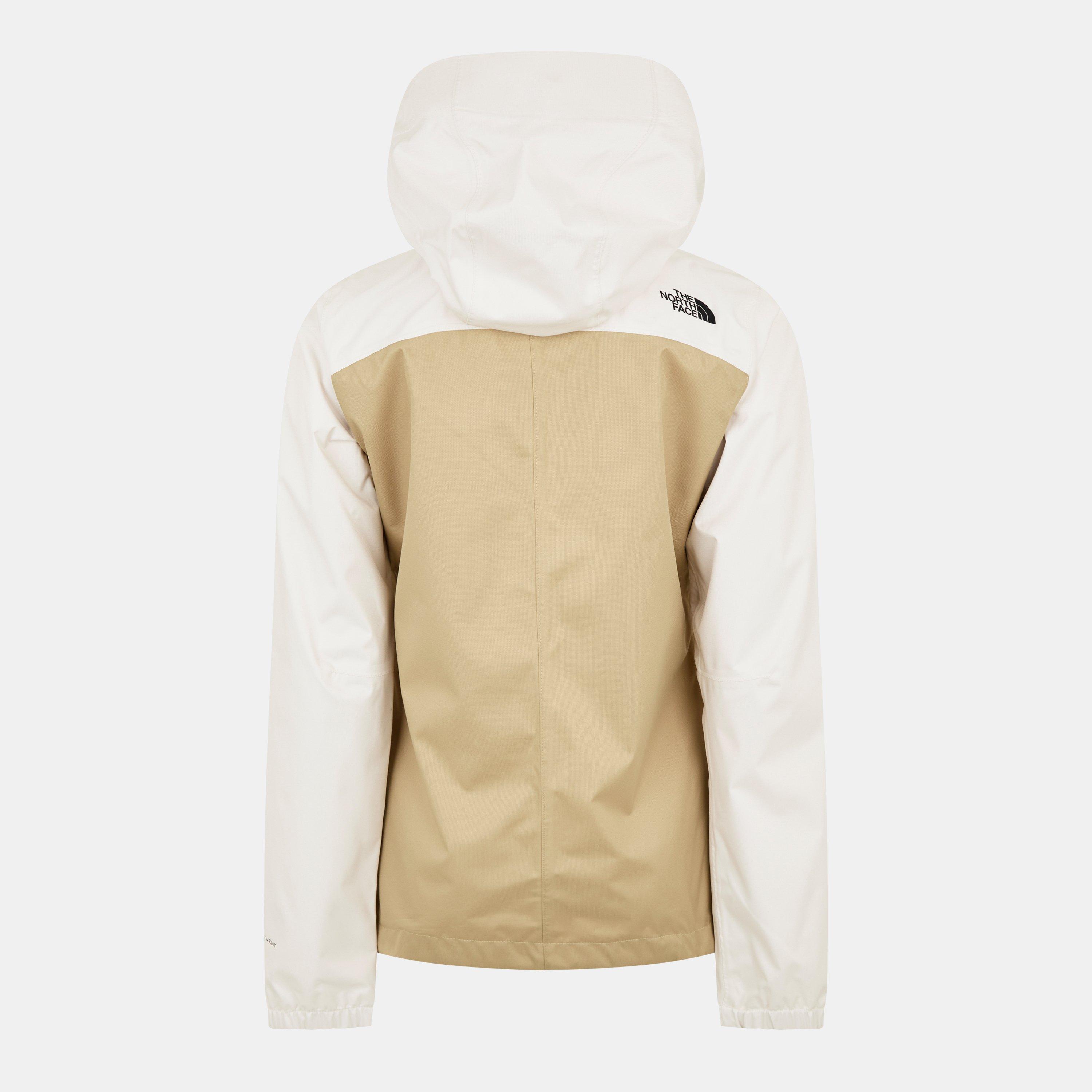 The North Face The North Face W Quest Zip In - Eu White Dune/Khak Puffer Jacket Womens