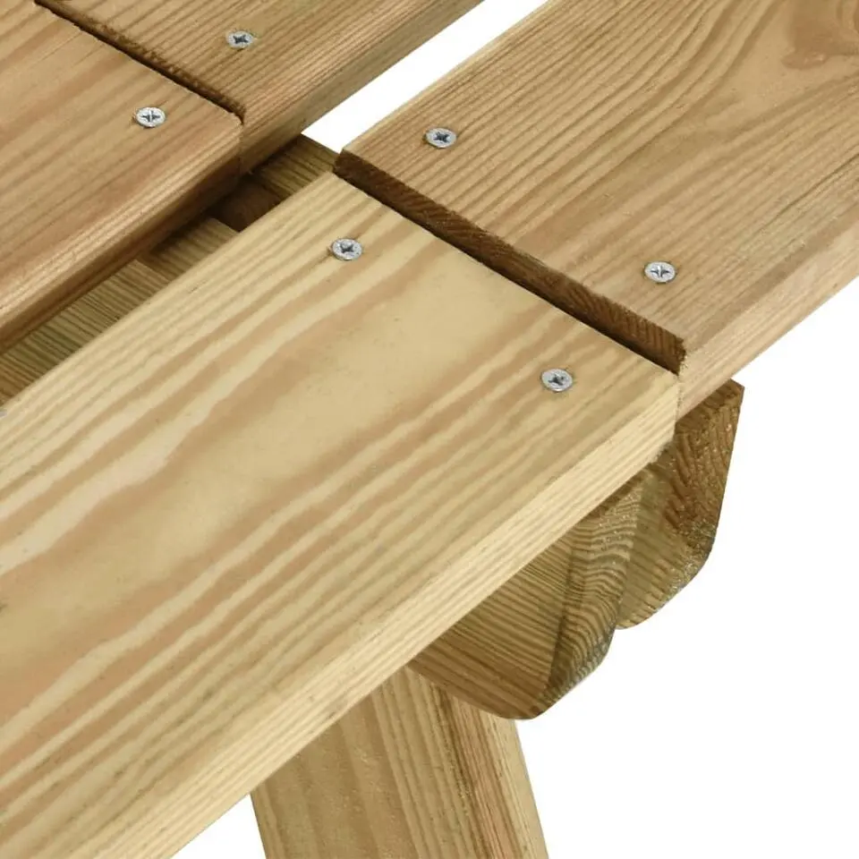vidaXL - Tuinbank - Bruin - Grenenhout - 160 x 60 x 86 cm