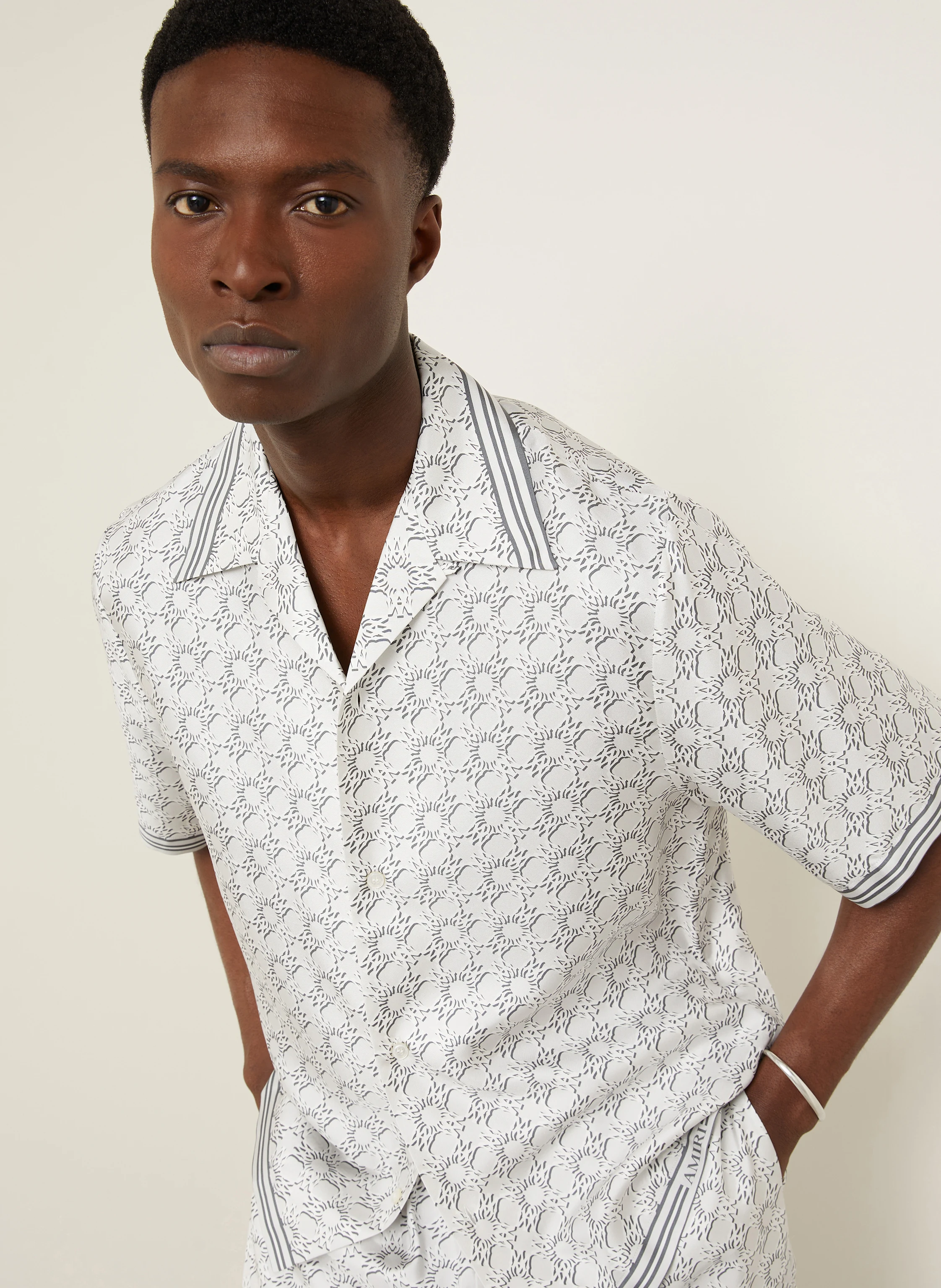 AMIRI Resorthemd Comfort Fit aus Seide