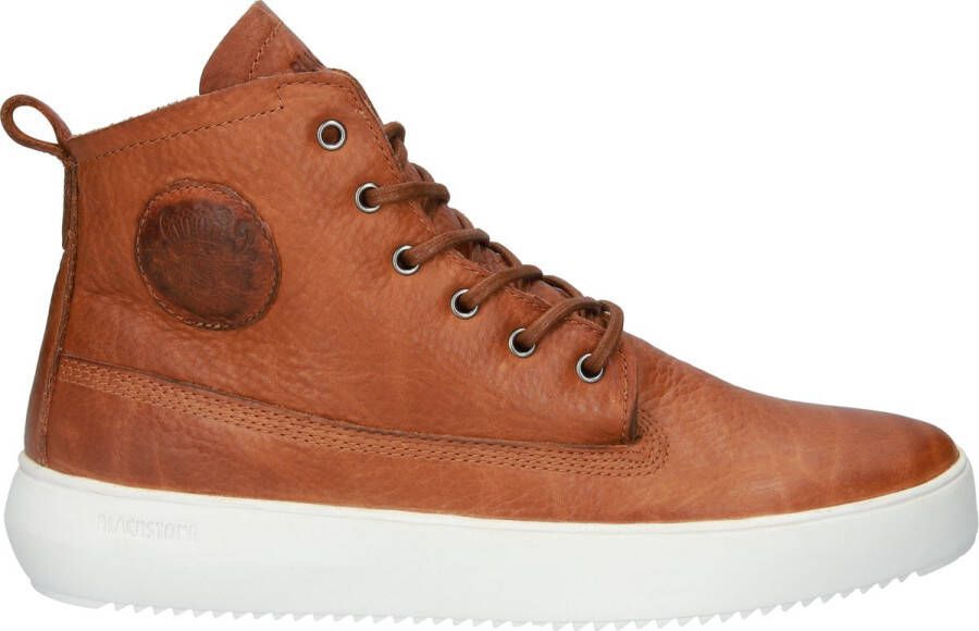 Blackstone Aspen Hoge sneakers Leren Sneaker Heren Bruin