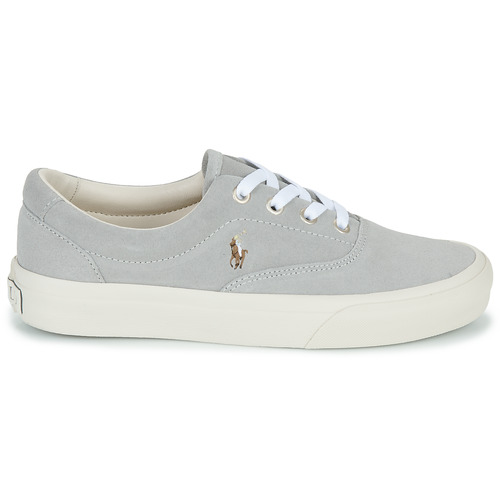 Polo Ralph Lauren - KEATON-PONY-SNEAKERS-LOW TOP LACE Gris