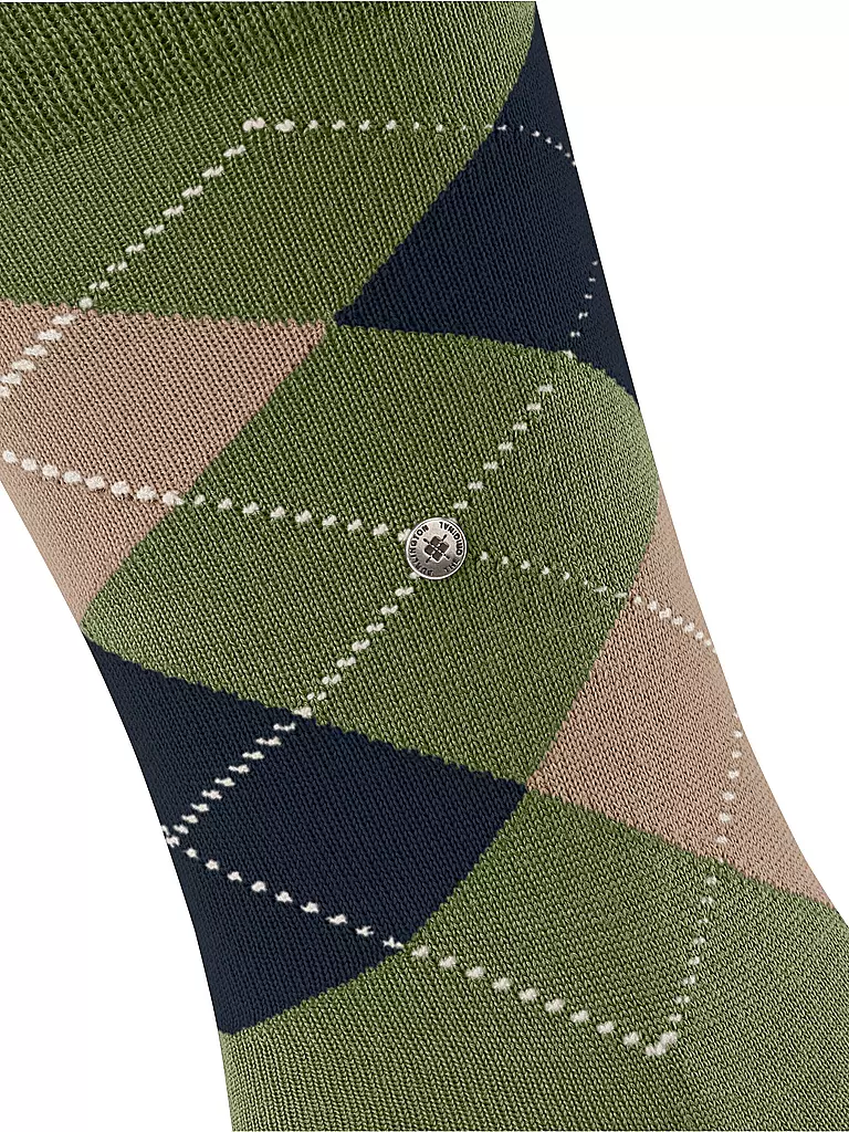 BURLINGTON Herren Socken EDINBURGH cactus olive