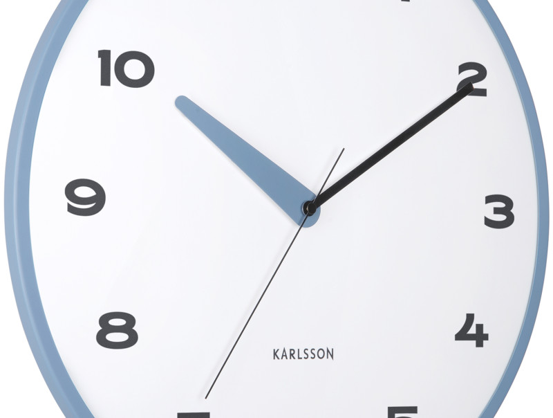Wall Clock Brisk Dome KA6028BL Classic blue
