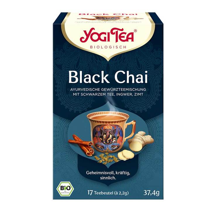 Yogi Tea Black Chai Bio, 17X2.2 g