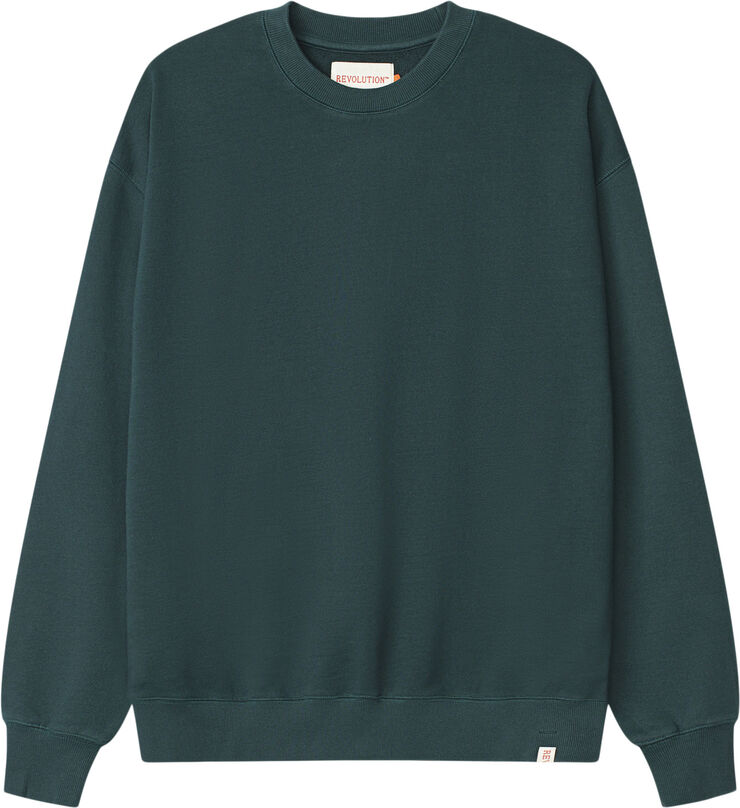 RVLT - Revolution Loose Crewneck Darkgreen