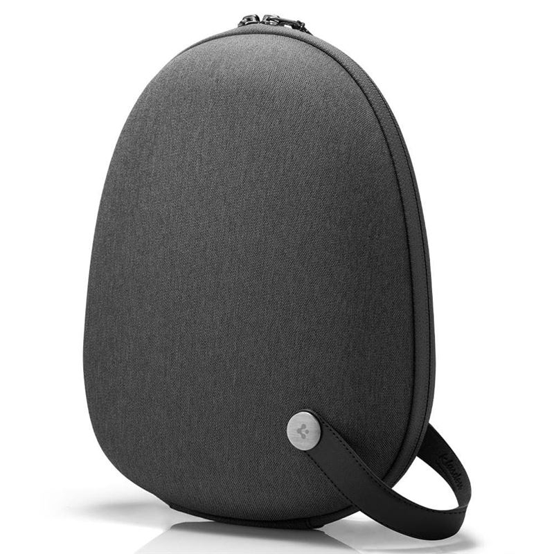 AirPods Max (2024) / AirPods Max Klasden Pouch Stoff Schutztasche Hartschale mit Tragegriff (AFA02996) - Charcoal Gray