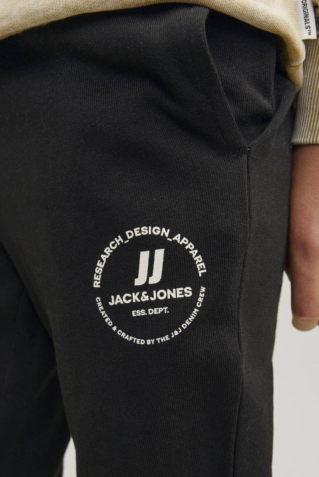 JACK & JONES joggingbroek JPSTGORDON JJSWIFT met logo zwart