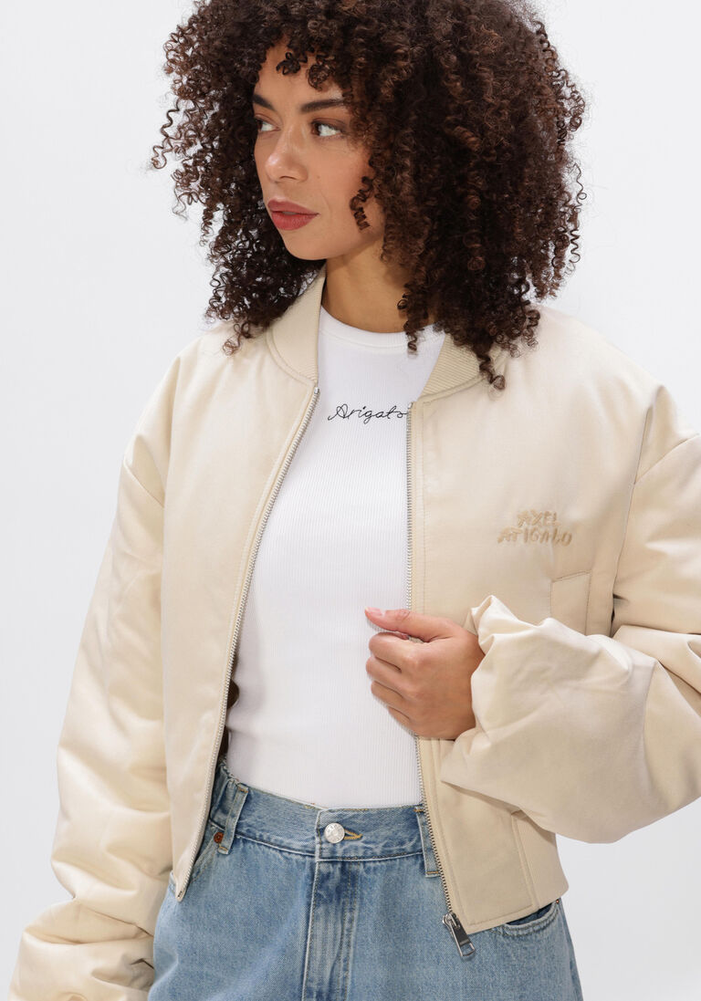 beige axel arigato jack lola bomber jacket