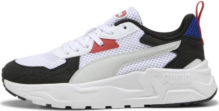 Puma Trinity Lite Mid 90s sneakers zwart wit rood
