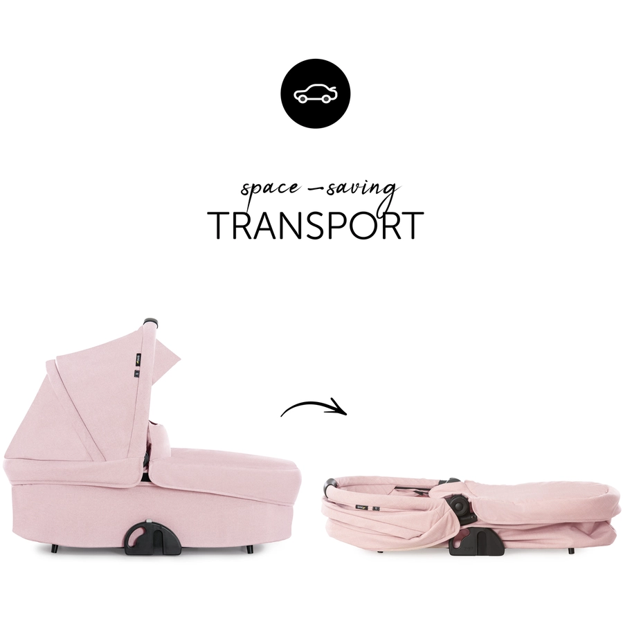 hauck Kinderwagenaufsatz Colibri Melange Rose