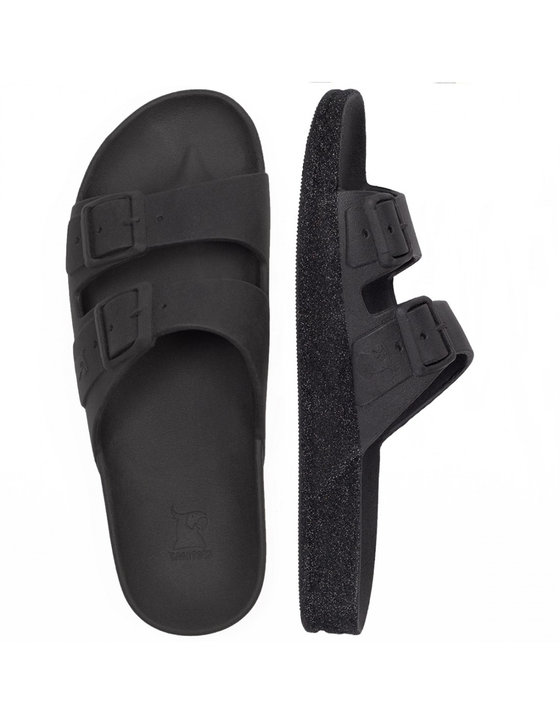cacatoes Claquettes Femme Tulipa Black