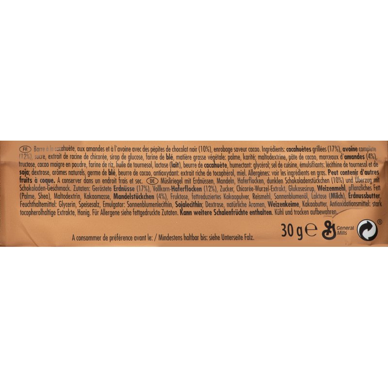 Barre Sweet & Salty Nut Chocolat Noir Nature Valley - 30 g