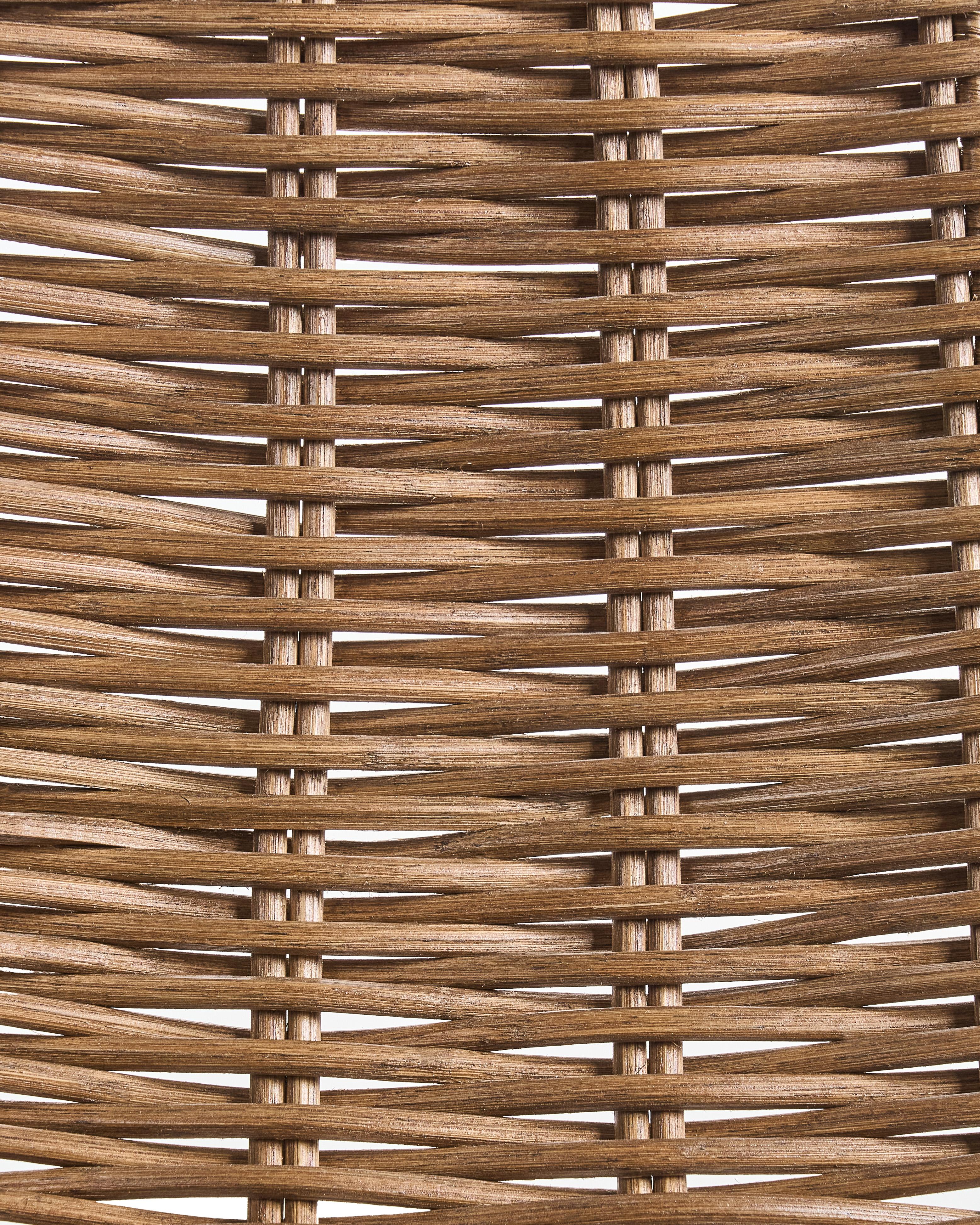 Set van 2 barstoelen CASSITA Rotan Bruin