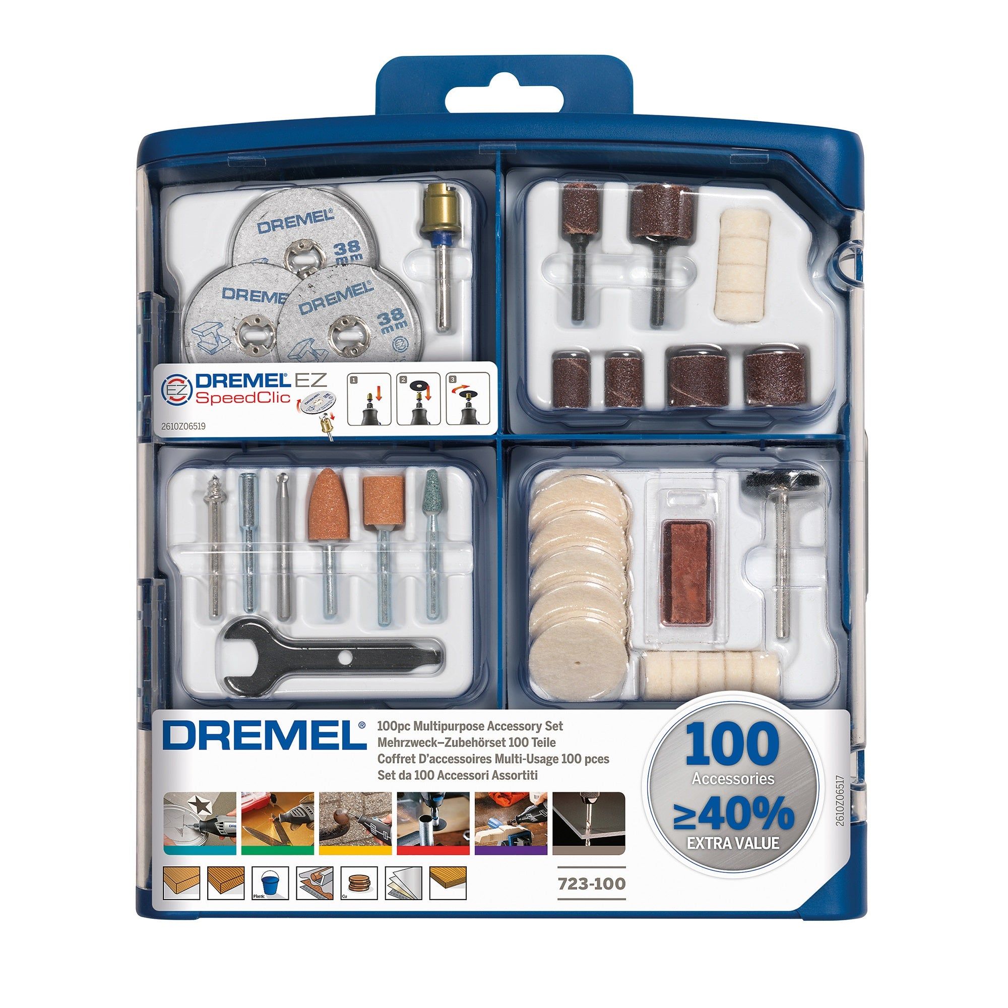 Bosch Professional 100-delige multifunctionele accessoireset - 2615S723JA