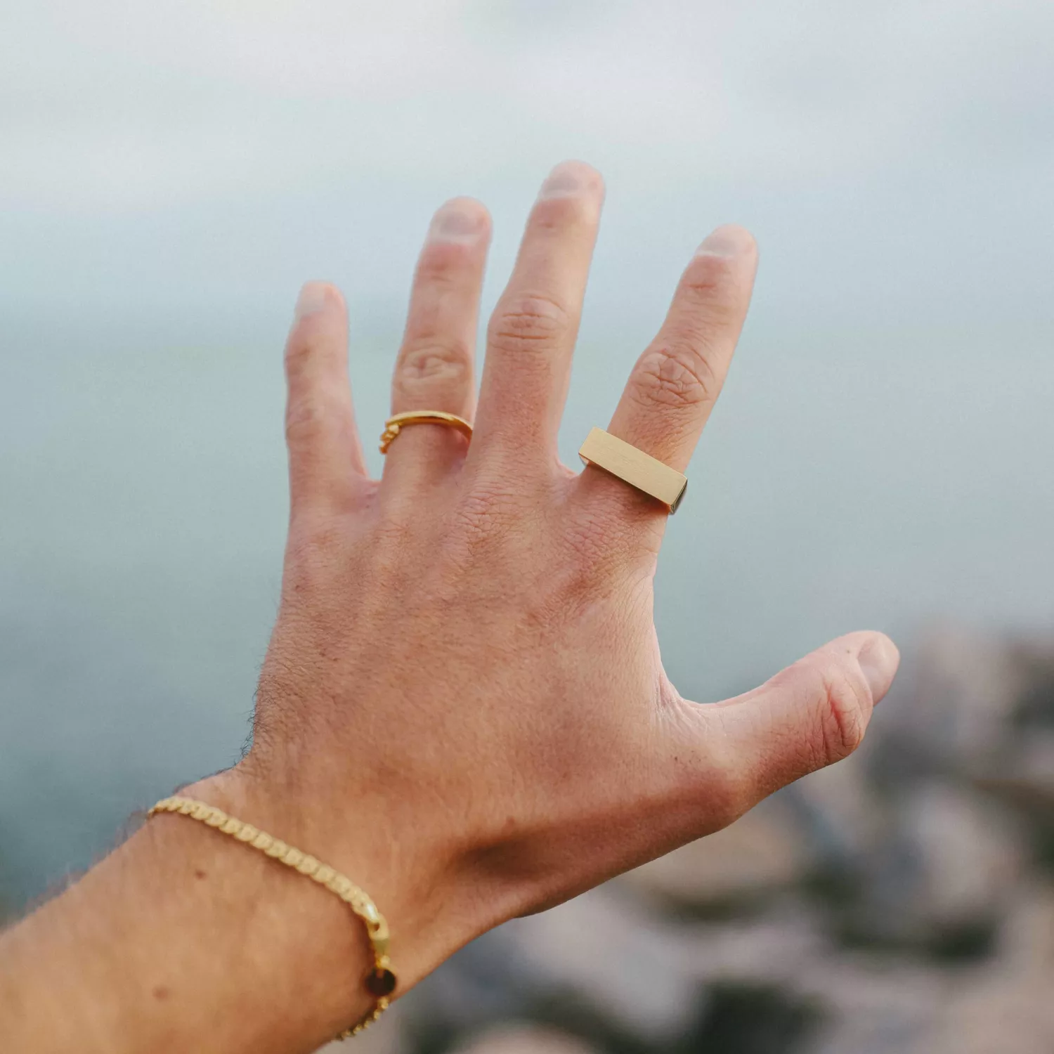 IX Studios Classic Ring 22 kt. Forgyldt Sølv DMN0323GD