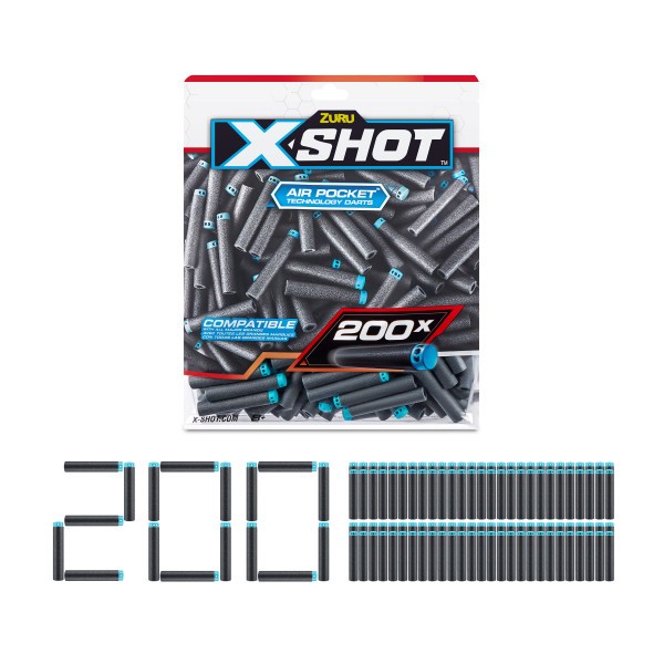 X SHOT-Excel 200PK Refill Darts