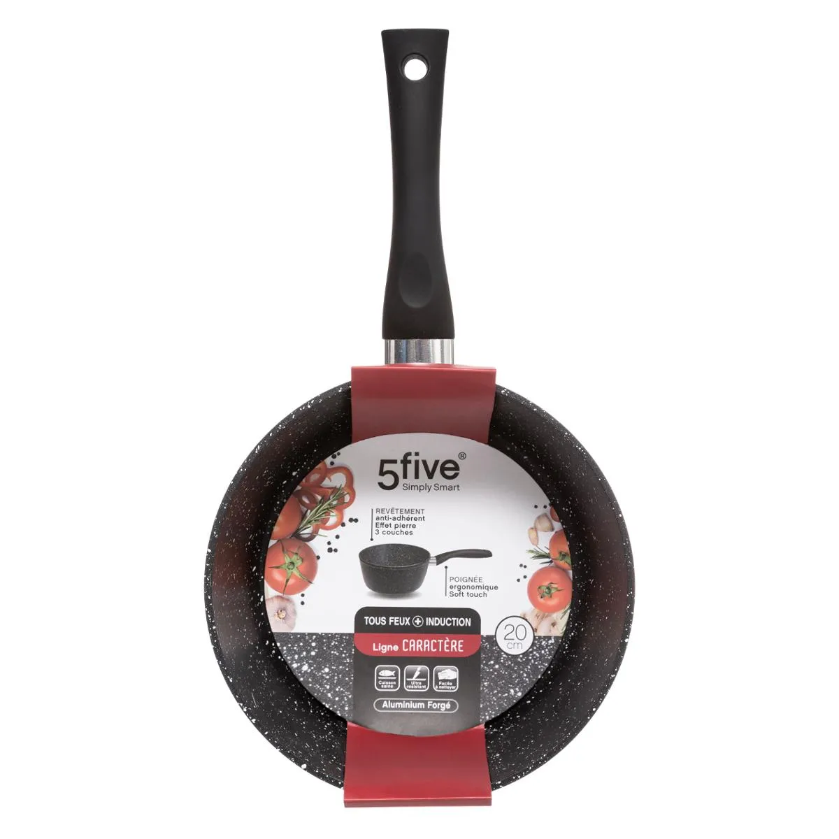 Five Simply Smart Casserole Alu D20 Noir