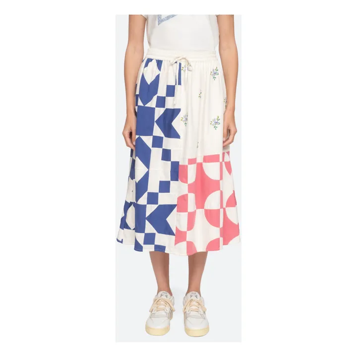 Sea NY Jupe Patchwork Tanya | Blanc