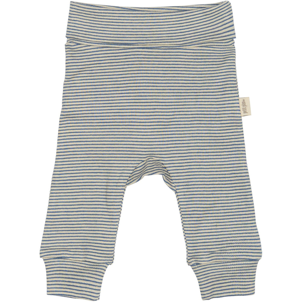 Køb Petit Piao True Navy/Dark Off White PPDian Fold Leggings Stripe NOOS