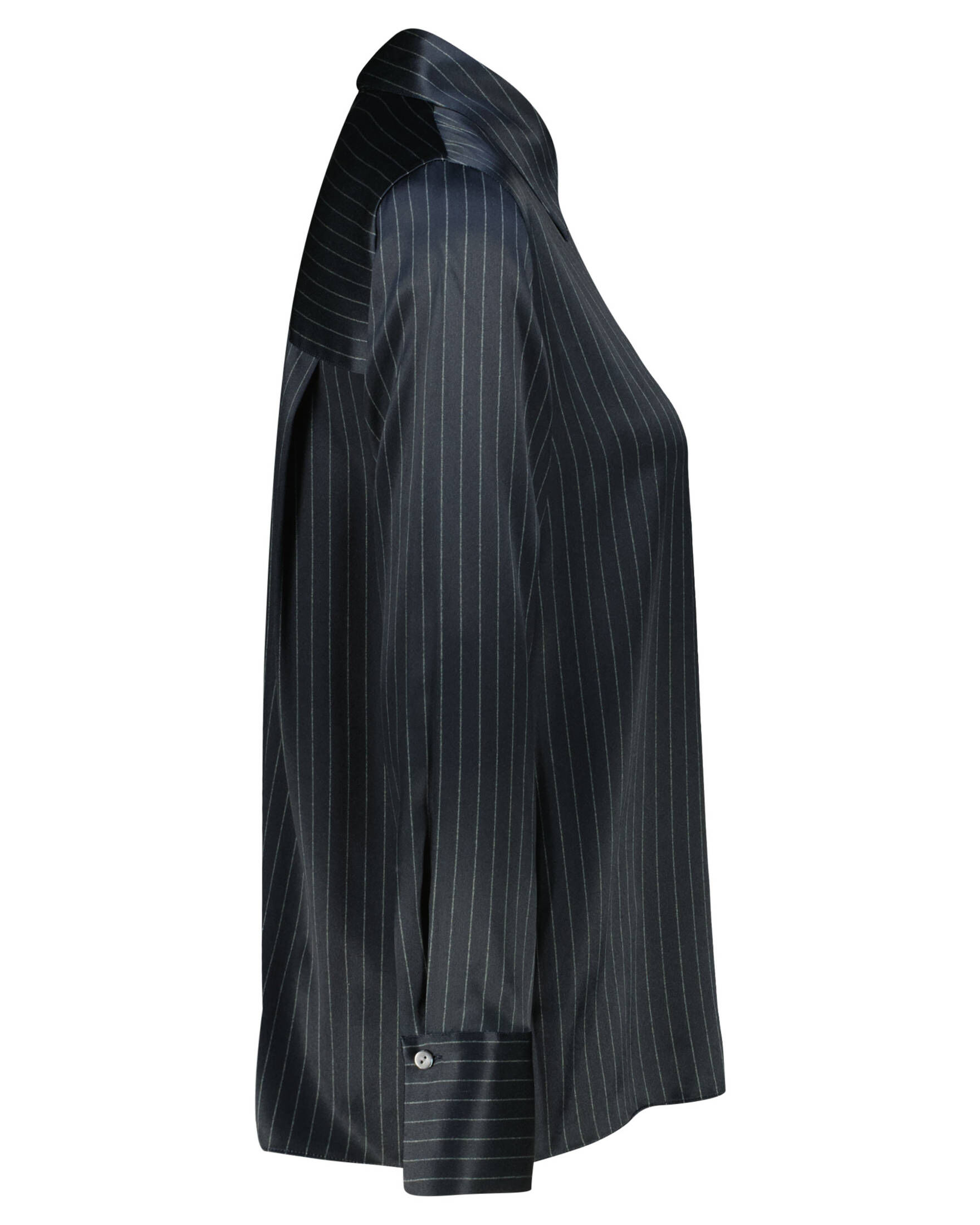 Vince| Damen Satinbluse aus Seide PINSTRIPE SLIM