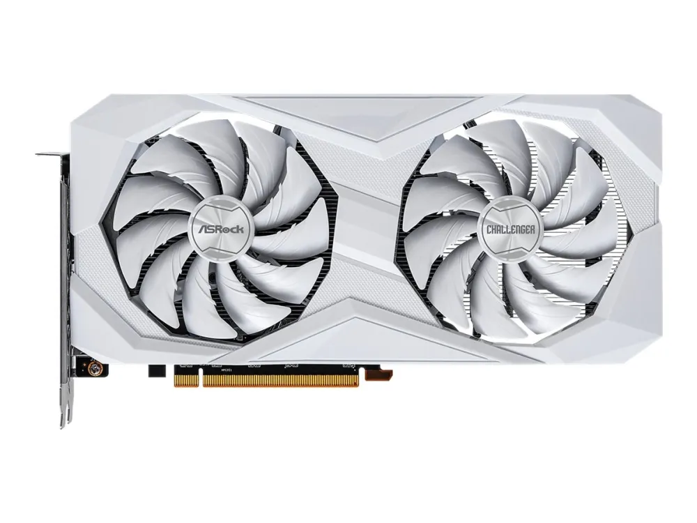 ASRock Challenger Radeon RX 6600 8GB - Grafikkort - Radeon RX 6600 - 8 GB GDDR6 - PCIe 4.0 - HDMI, 3 x DisplayPort - hvid