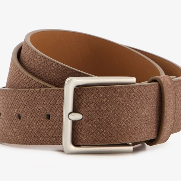 Heren riem cognac