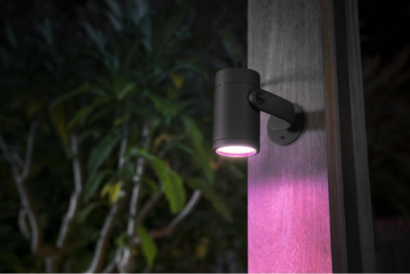 Philips Hue- Lily Outdoor Spot Light Basekit &Lily Spike+ Bridge 2.1 - Bundle