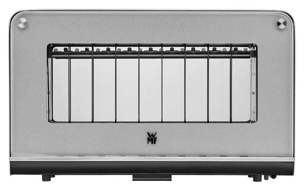 Toaster Lono Glas Silber<br>Langschlitztoaster