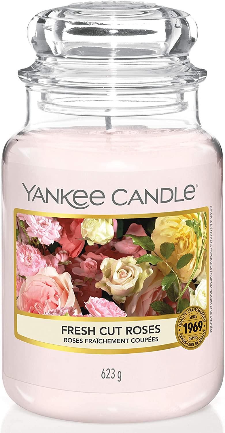 Yankee Candle Duftwachsglas groß Fresh Cut Roses