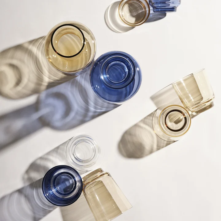 Muuto - Raise Trinkglas 20 cl, dunkelblau (2er-Set)
