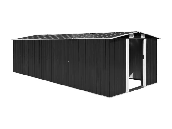 Abri de jardin 257x580x181 Métal Anthracite