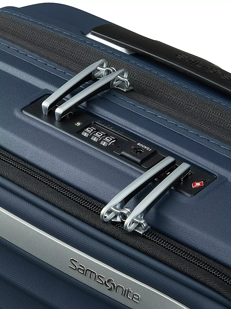 SAMSONITE Trolley  UPSCAPE SPINNER 55cm erweiterbar blue nights blau