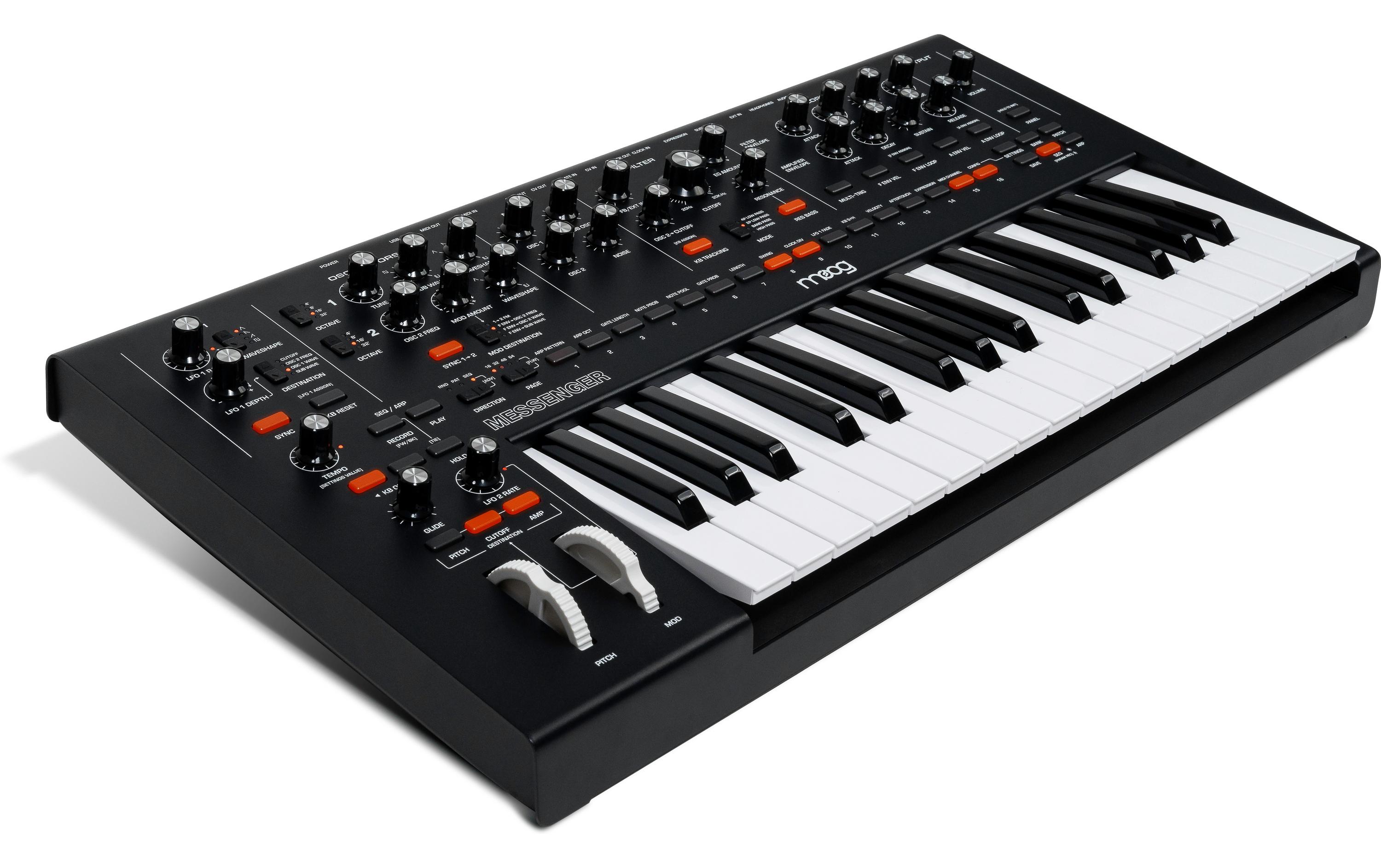 Synthesizer Messenger<br>Monophoner analoger Synthesizer
