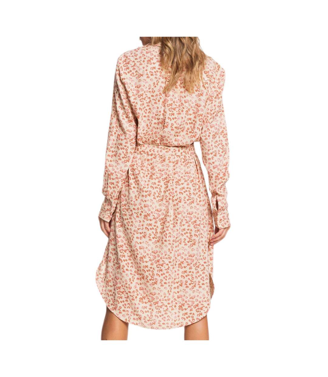 Robe Beige Imprimé Femme Roxy Under Rapture